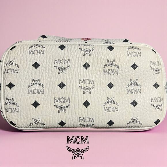 MCM Visetos PUNK RABBIT Stark Backpack EXCELLENT & HTF! 🩷 🐰 - Picture 9 of 9